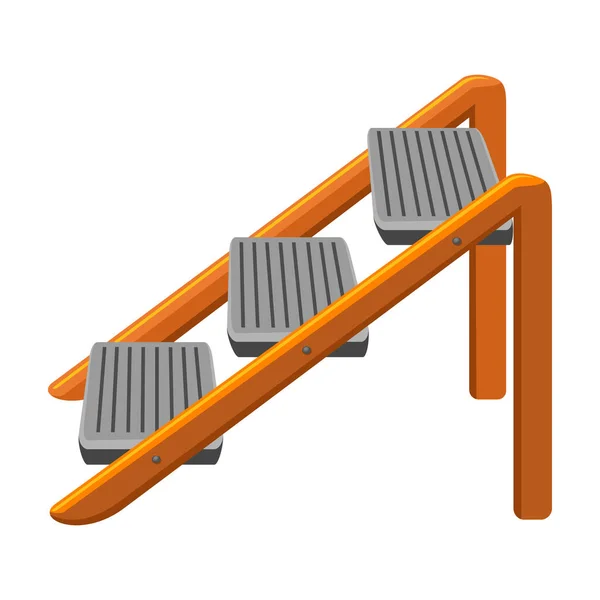 Stepladder vector icon.Cartoon vector icon isolated on white background stepladder . — 스톡 벡터