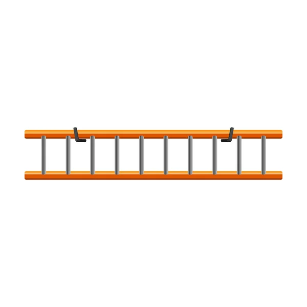 Ladder vector icon.Cartoon vector icon isolated on white background ladder. — Stock Vector