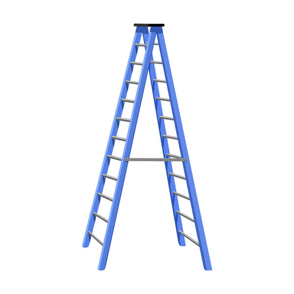 Stepladder vector icon.Cartoon vector icon isolated on white background stepladder .