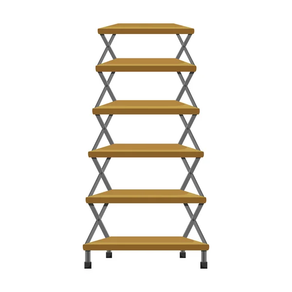 Ladder vector icon.Cartoon vector icon isolated on white background ladder. — 스톡 벡터