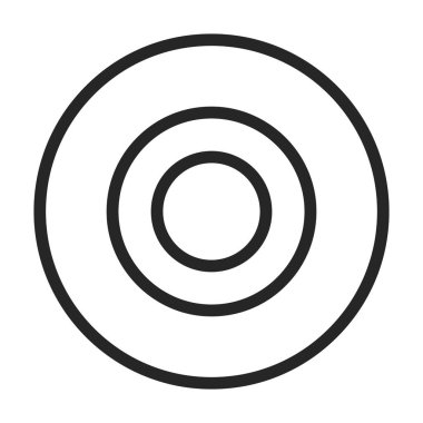 Rivet bolt vector icon.Outline vector icon isolated on white background rivet bolt.