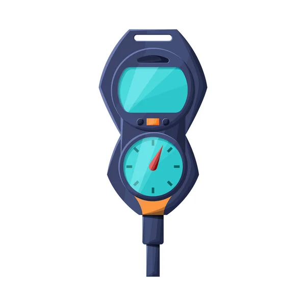 Vector design of pressure and regulator symbol. Graphic of pressure and detector stock vector illustration. — Stock Vector