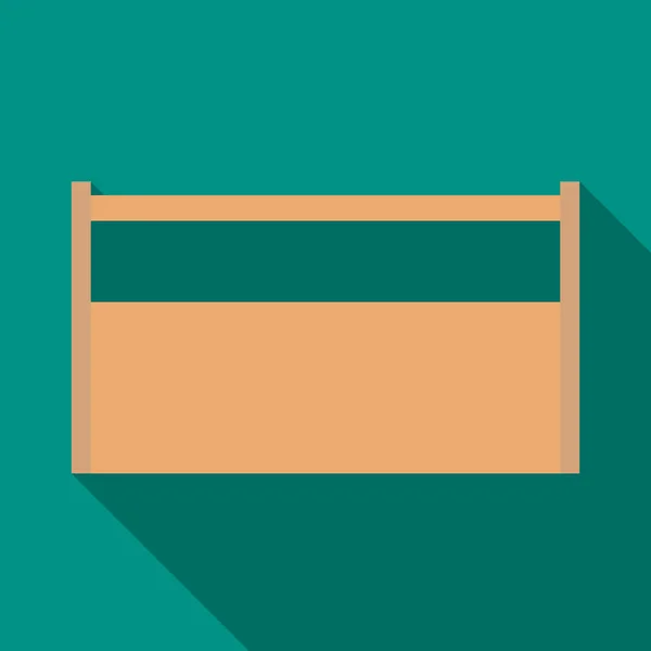 Design vetorial do ícone da caixa e da caixa de ferramentas. Elemento Web de caixa e ícone de vetor de armazenamento para estoque . — Vetor de Stock