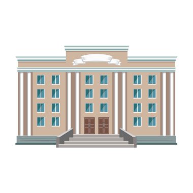 Building of government vector icon.Cartoon vector icon isolated on white background building of government .