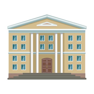Building of government vector icon.Cartoon vector icon isolated on white background building of government .