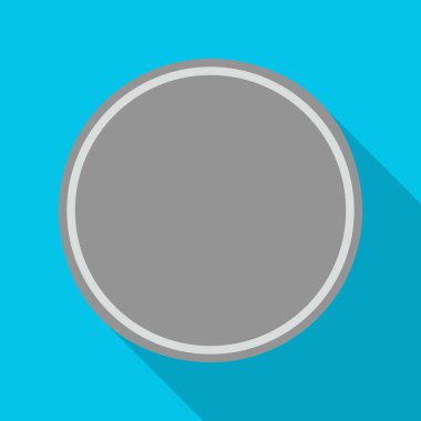 Fastener head vector icon.Flat vector icon isolated on white background fastener head.