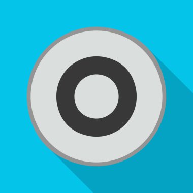 Rivet nut vector icon.Flat vector icon isolated on white background rivet nut.