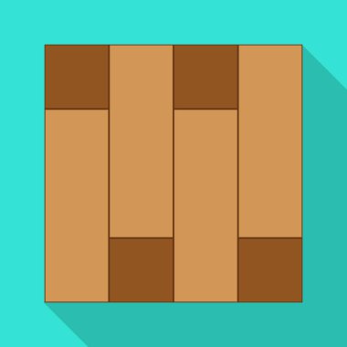 Parquet floor vector icon.Flat vector icon isolated on white background parquet floor.