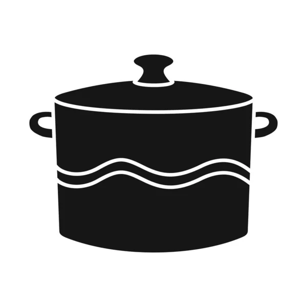 Isolated object of crockery and clean symbol. Web element of crockery and ceramic stock symbol for web. — Stockvektor