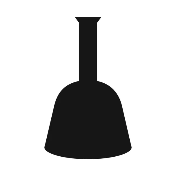 Ilustração vetorial do frasco e logotipo do laboratório. Gráfico da ilustração do frasco e do vector de ensaio . —  Vetores de Stock