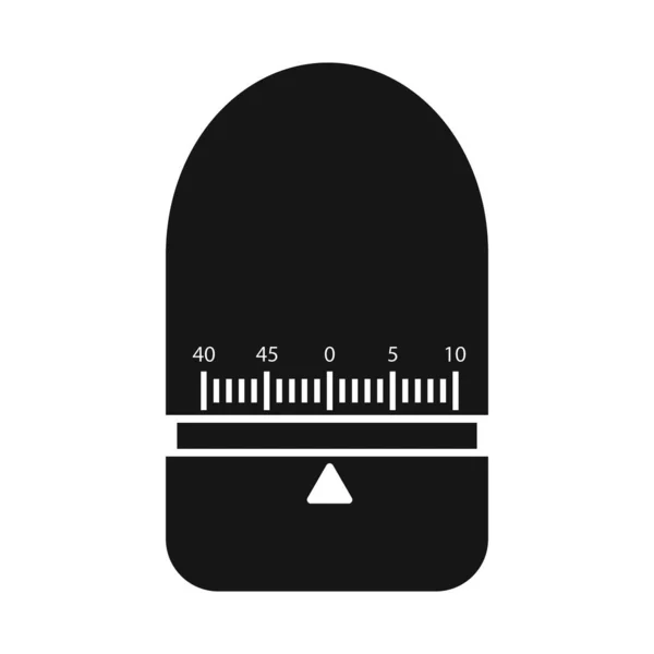 Illustration vectorielle de minuterie et icône de montre. Élément Web de minuterie et icône de vecteur de bouton pour stock . — Image vectorielle
