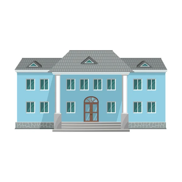 Building of government vector icon.Cartoon vector icon isolated on white background building of government . — Stok Vektör