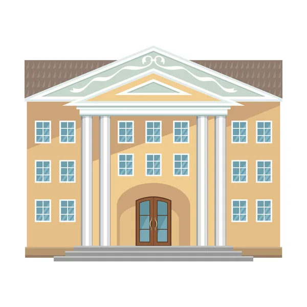 Building of government vector icon.Cartoon vector icon isolated on white background building of government . — Wektor stockowy