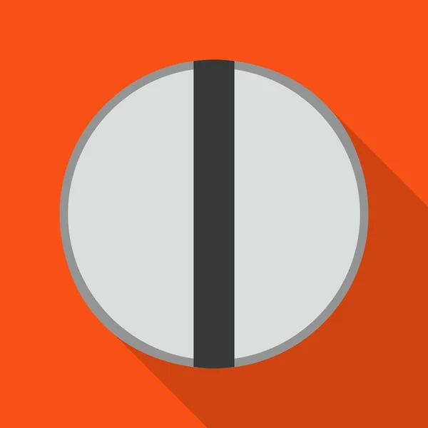 Fastener head vector icon.Flat vector icon isolated on white background fastener head. — Διανυσματικό Αρχείο