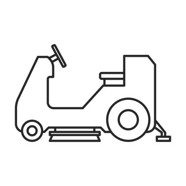 Vacuum cleaner vector icon.Outline vector icon isolated on white background vacuum cleaner .