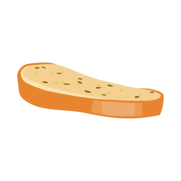 Vector ontwerp van brood en toast teken. Web element van brood en meel voorraad symbool voor web. — Stockvector