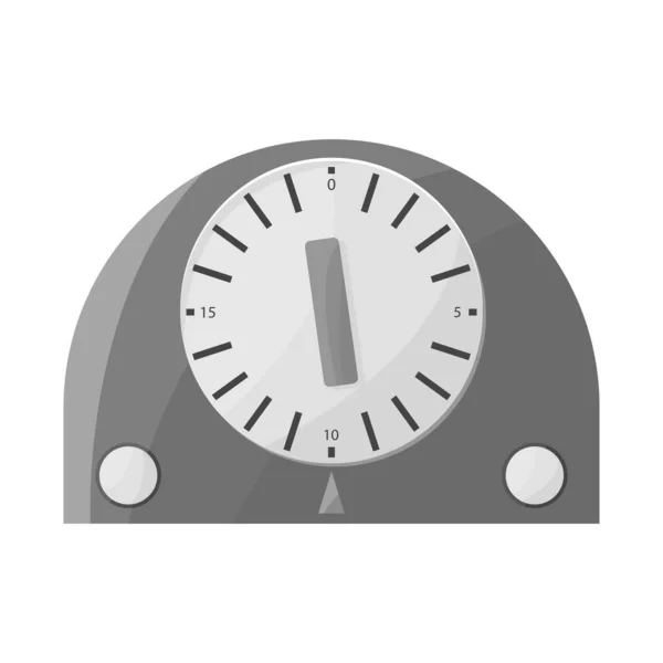 Ilustración vectorial del temporizador y el símbolo del reloj. Elemento web de temporizador y símbolo de stock minuto para web . — Vector de stock