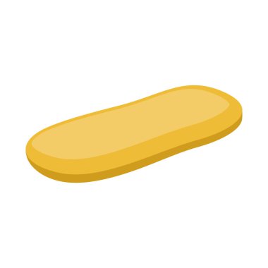 Çörek ve susam logosunun vektör çizimi. Stok için çörek ve ekmek vektör simgesi grafiği.