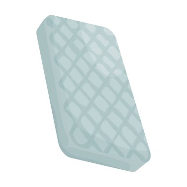 Ortopedik yatak vektör simgesi. Çizgi film vektör simgesi beyaz arkaplan ortopedik yatakta izole edildi.