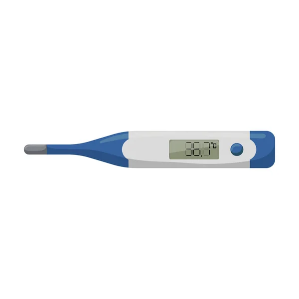 Medizinisches Thermometer Vektor icon.cartoon Vektor Icon isoliert auf weißem Hintergrund medizinisches Thermometer . — Stockvektor