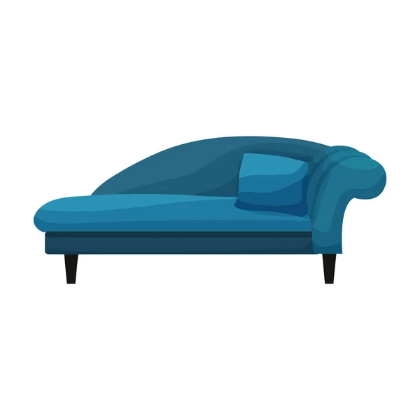 Ikon vektor sofa icon.Cartoon vector terisolasi di sofa latar belakang putih  . - Stok Vektor