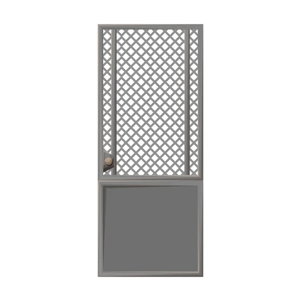 Icône vectorielle de porte Icône vectorielle de bande dessinée isolée sur fond blanc porte  . — Image vectorielle