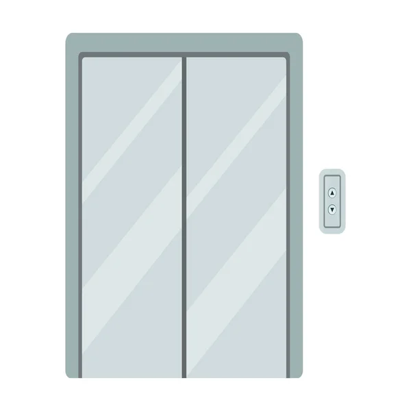 Lift deur vector icon.Cartoon vector pictogram geïsoleerd op witte achtergrond Lift deur . — Stockvector