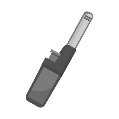 Vector illustration of cigarette and electronic sign. Web element of cigarette and smoking vector icon for stock.