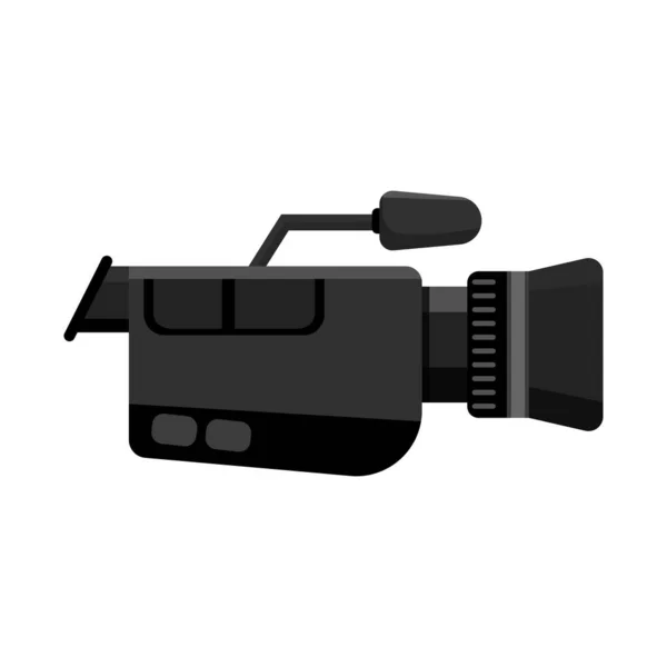 Vector illustration of video and camera icon. Web element of video and cinema stock symbol for web. — Διανυσματικό Αρχείο