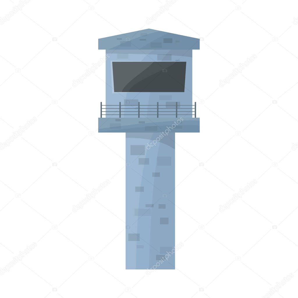 Vector illustration of watchtower and tower icon. Web element of watchtower and belfry vector icon for stock.