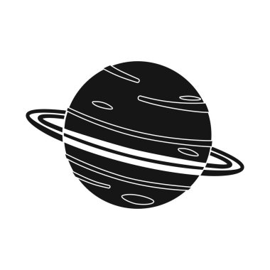 Dünya ve yıldız ikonunun izole edilmiş nesnesi. Stok için toprak ve mavi vektör simgesinin grafiği.