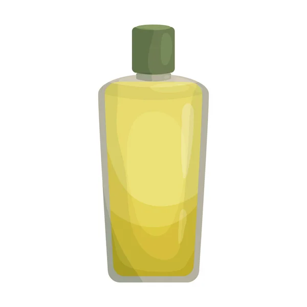 Icono de vector de aceite de botella. Icono de vector de dibujos animados aislado en aceite de botella de fondo blanco . — Vector de stock