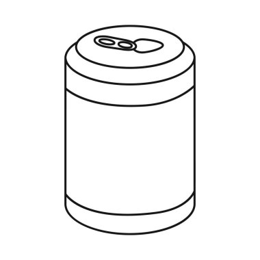 Şişe ve soda ikonunun vektör çizimi. Şişe ve köpüklü hisse senedi temsili koleksiyonu.