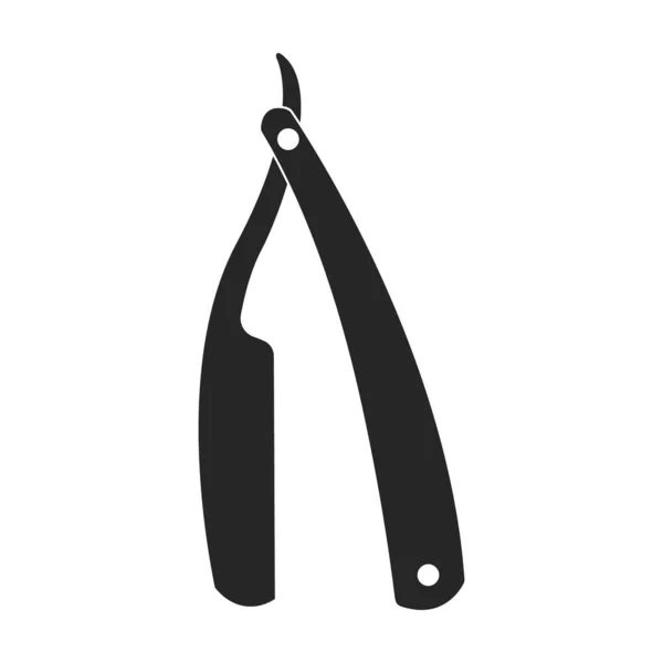 Rasiermesser Vektor icon.black Vektor-Symbol isoliert auf weißem Hintergrund Rasiermesser . — Stockvektor