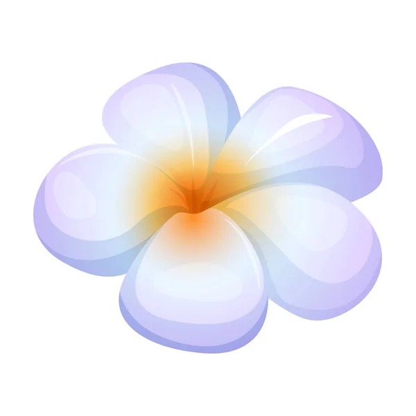 Flor del vector de coco icon.Cartoon icono del vector aislado en la flor de fondo blanco de coco . — Vector de stock