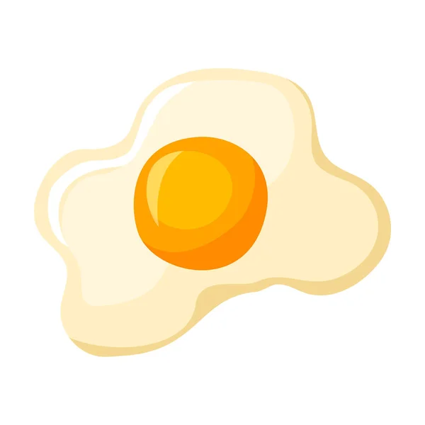 Egg Vector icon.Cartoon Vektor-Symbol isoliert auf weißem Hintergrund Ei. — Stockvektor