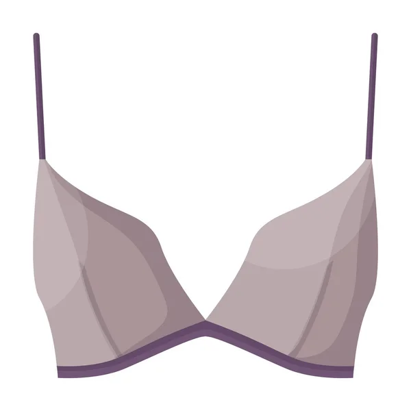 Bra vector icon.Cartoon vector icon isolated on white background bra. — Stock Vector