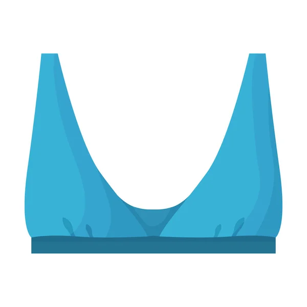 Soutien-gorge vecteur icon.Cartoon icône vectorielle isolé sur le soutien-gorge de fond blanc . — Image vectorielle