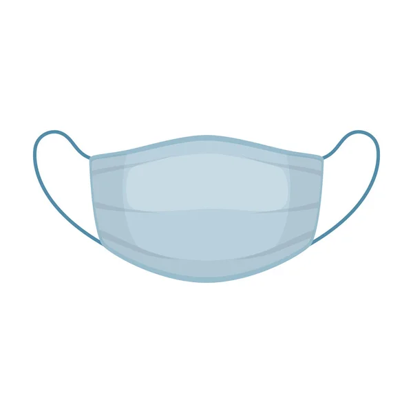 Medisch masker vector icon.Cartoon vector pictogram geïsoleerd op witte achtergrond medisch masker. — Stockvector