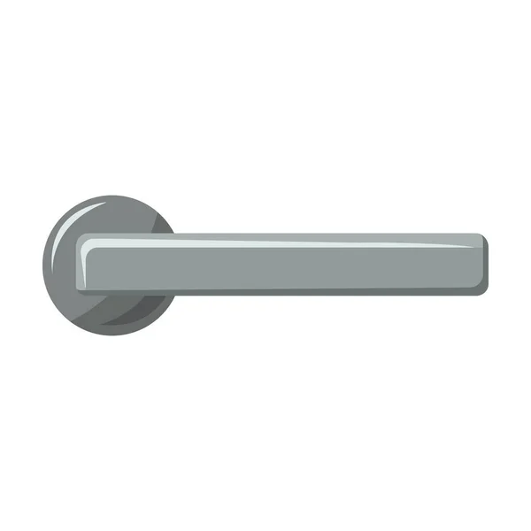 Doorknob矢量图标.在白色背景门把手上隔离的卡通矢量图标. — 图库矢量图片