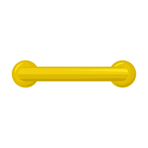 Doorknob矢量图标.在白色背景门把手上隔离的卡通矢量图标. — 图库矢量图片