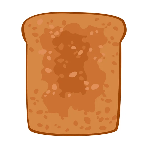 Sandwich vektor ikon.Tecknad vektor ikon isolerad på vit bakgrund smörgås. — Stock vektor