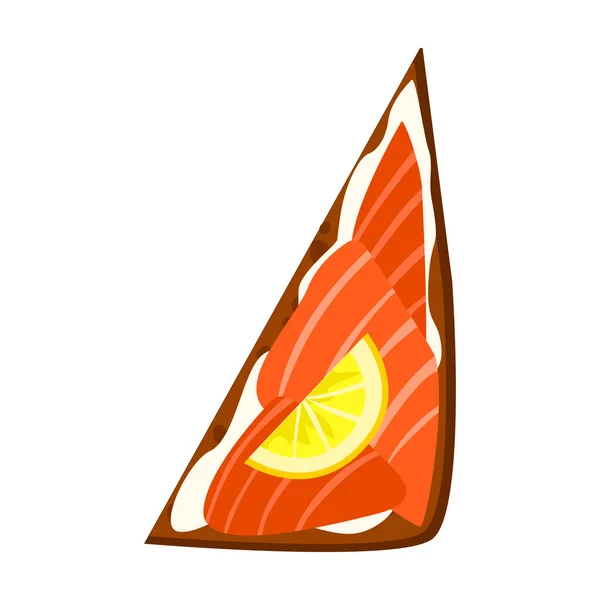 Sandwich Vektor icon.Cartoon Vektor Symbol isoliert auf weißem Hintergrund Sandwich. — Stockvektor