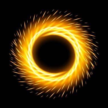 Alev vektörü simgesi. Beyaz arkaplan alevinde izole edilmiş gerçekçi vektör simgesi.