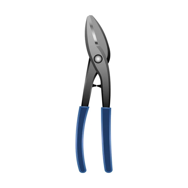 Ícone vetorial Secateurs icon.Realistic vetor isolado em secateurs fundo branco  . —  Vetores de Stock