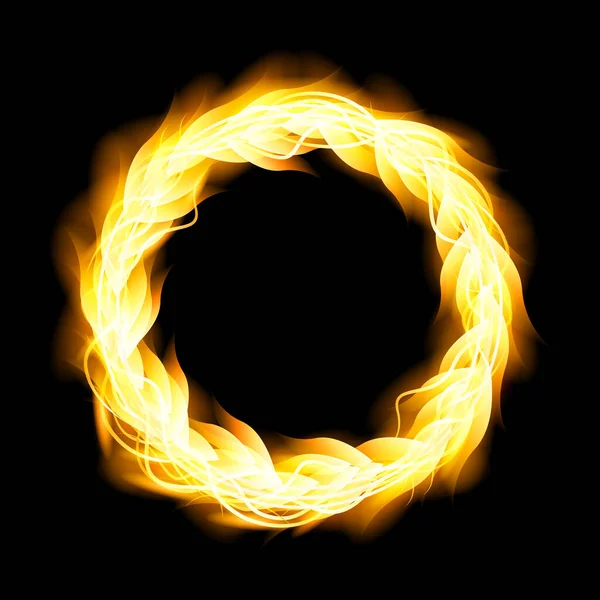 Flame Vector icon.Realistische Vektor-Symbol isoliert auf weißem Hintergrund Flamme. — Stockvektor