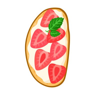 Sandviç vektör simgesi. Çizgi film vektör simgesi beyaz arkaplan sandviçi üzerinde izole edildi.