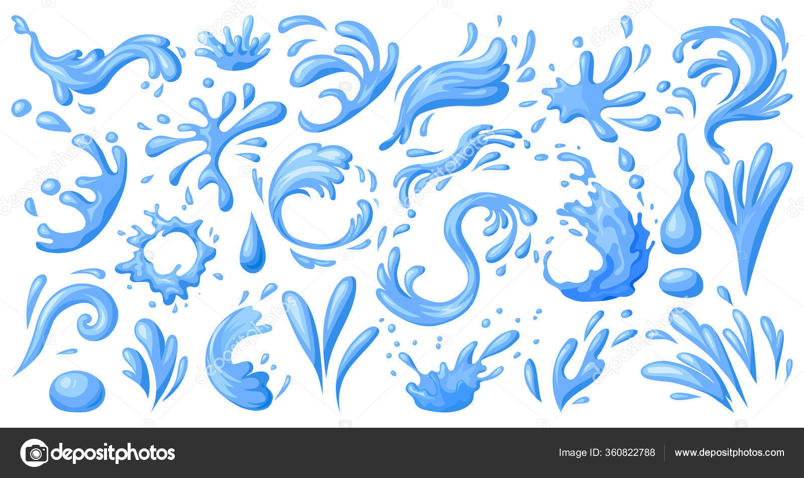 Splash water vector cartoon set icon. Fresh droplet isolated cartoon set icon. Vector illustration splash water on white background. Stock Vector Image by ©magicleaf #360822788 Splash water vector cartoon set icon. Fresh droplet isolated cartoon set icon. Vector illustration splash water on white background. Stock Vector Image by ©magicleaf #360822788