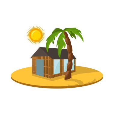 Vietnam logosu ve binanın vektör çizimi. Bina ve ev hisse senedi vektör çizimi kümesi.