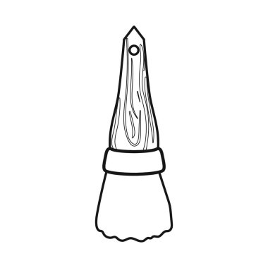 Mutfak ve fırça sembolünün vektör tasarımı. Ağ için mutfak ve alet sembolü koleksiyonu.